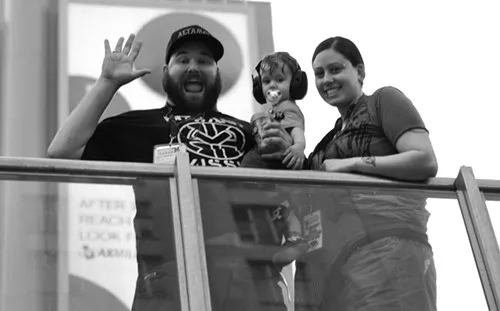 Damien, Lauren and Holden @ Yonge and Dundas Square