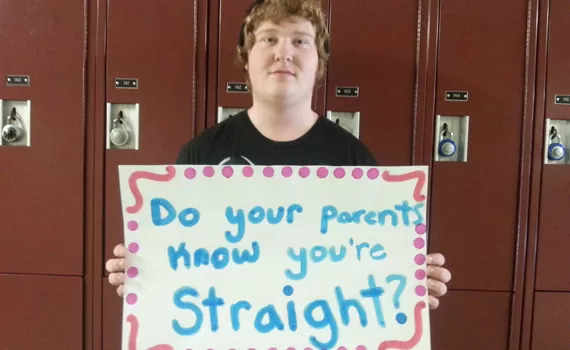 Have you hugged a straight person today?