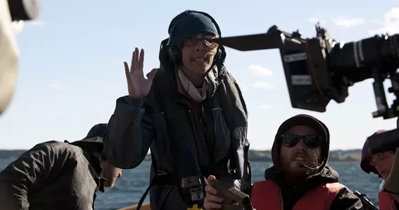 Shandi Mitchell keeps her balance out on the water.