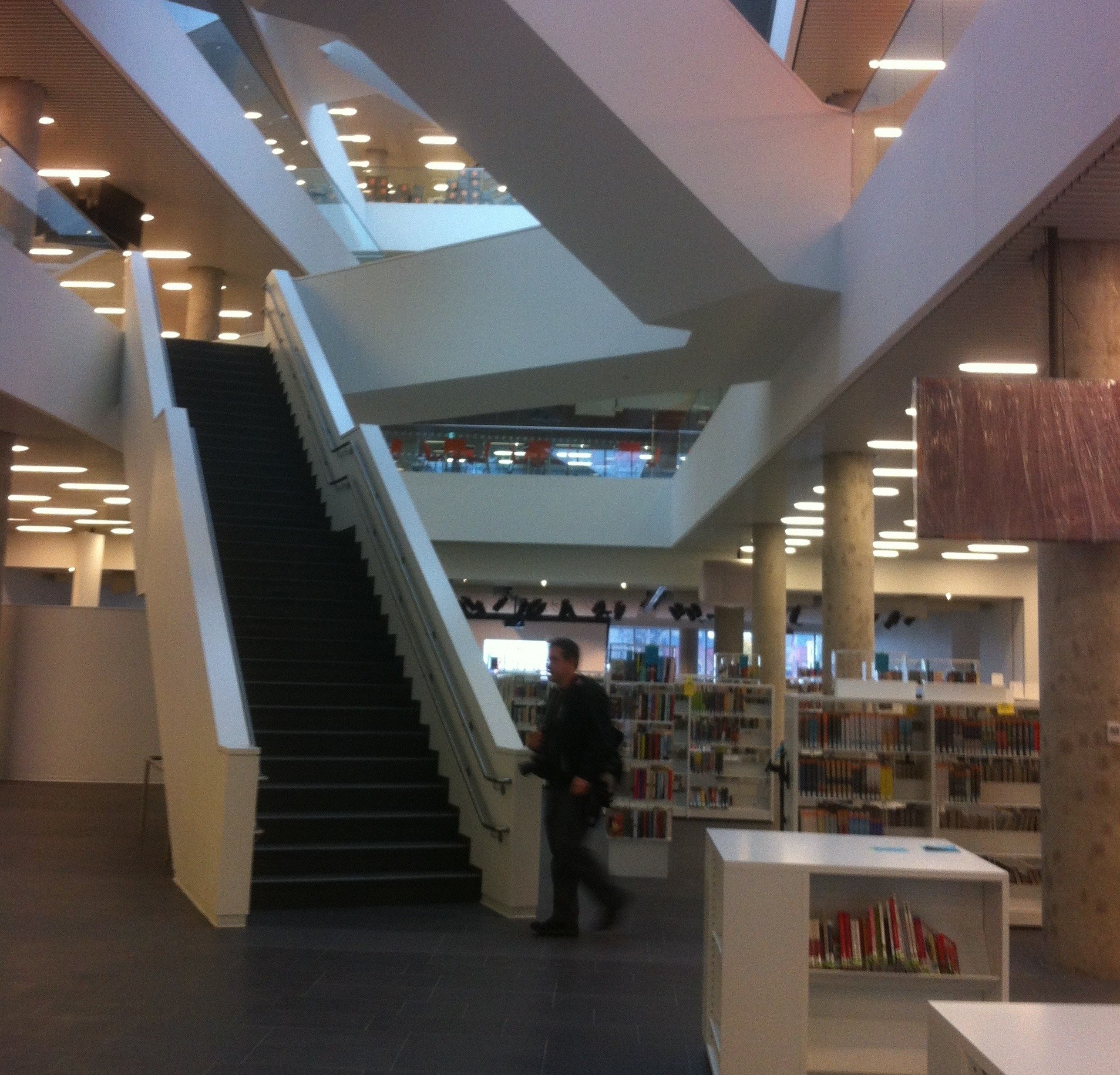 Inside the new library