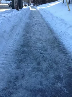 Sidewalk of shame