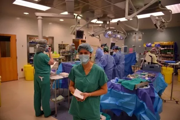 Lezlie Lowe on assignment. - SCOTT MUNN