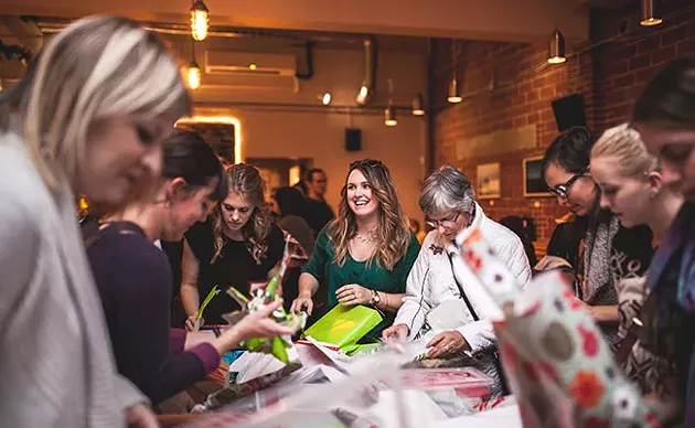 A Shoebox Project packing project - MEGHAN TANSEY WHITTON