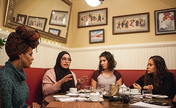 Jade Byard Peek (left) is a multi-disciplinary artist, performer and an advocate in the queer BIPOC community. Masuma Khan (centre left) is the vice president academic and external for the Dal Student Union and a social justice advocate on- and off-campus. Rebecca Thomas (centre right) is HRM’s poet laureate, student services adviser at NSCC and an avid community organizer for Indigenous rights. El Jones (right) is a columnist, educator, poet and Nancy Chair for women’s studies at Mount Saint Vincent. - MEGHAN TANSEY-WHITTON