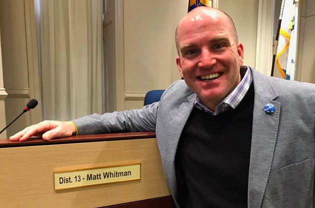 The councillor, at City Hall. - VIA FACEBOOK