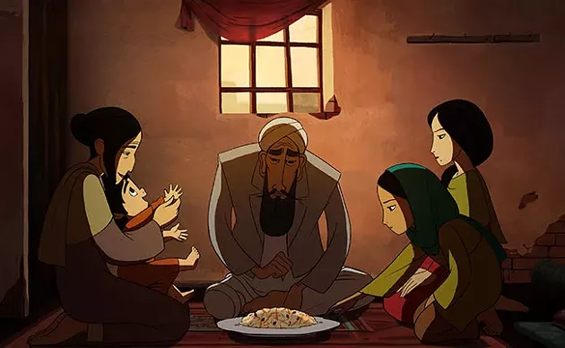 A scene from the Oscar-nominated adaptation of Ellis’ The Breadwinner. - ELEVATION PICTURES