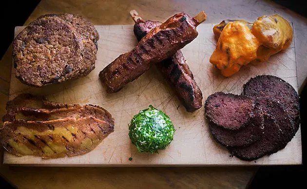 Faking it til they make it with this "meat" platter - KT LAMOND