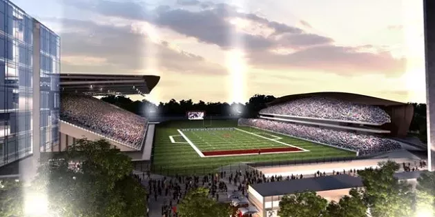 A rendering of the refurbished stadium inside Landsdowne Park in Ottawa. - VIA CFL.CA