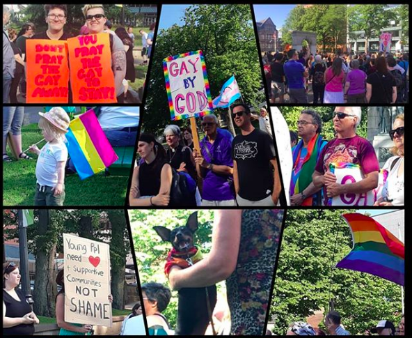 Photos from the @nsyouthproject at Monday's rally in Grand Parade. - VIA INSTAGRAM