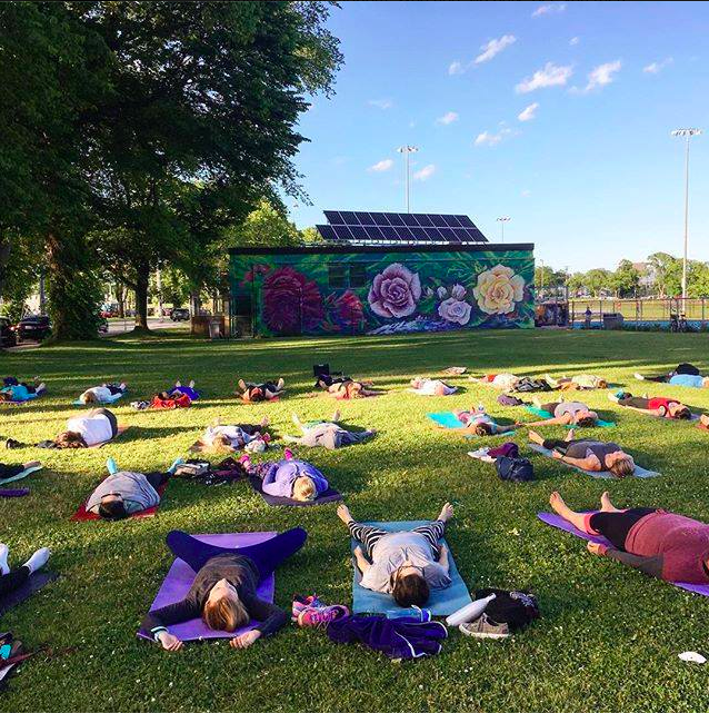 YOGA IN THE COMMONS