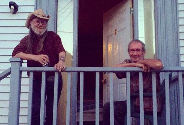 Willard Comeau (right) was struck and killed by a truck on Gottingen Street last week. Lewis Rendell wrote this memorial on her Facebook, and it's shared with her permission. - LEWIS RENDELL