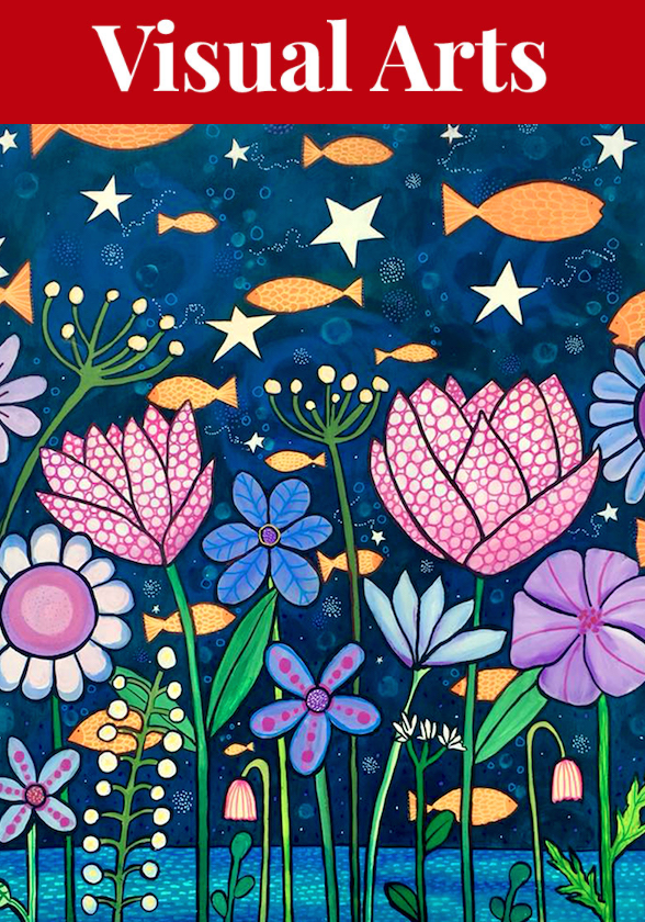 Shelagh Duffett's gouache-looking pieces are big on whimsy. See 'em at the Chase Gallery. - SHELAGH DUFFETT ARTWORK