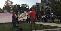 Counter-protestors share message of tolerance at NCA rally