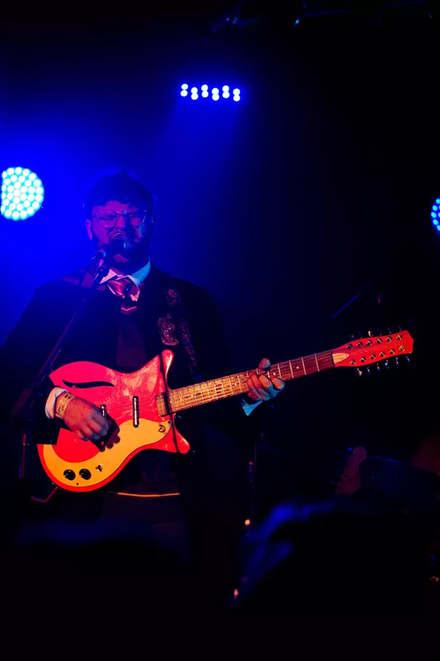Walrus's Justin Murphy heckled his bandmates and stole the show with his bright-and-brash brand of fuzz-rock. - MARY COLLIER PHOTO