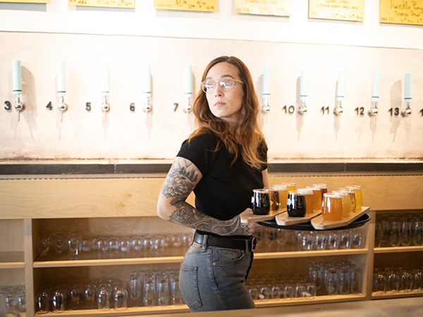 North started with Belgian-inspired beers, but has evolved to create different styles and try different processes. - RILEY SMITH