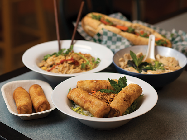 Dzung Do says her restaurant Just Spring Roll has given her a sense of creative freedom by showcasing Southeast Asian staples like spring rolls, pad thai, vietnamese soup and bahn mi. - RACHEL MCGRATH