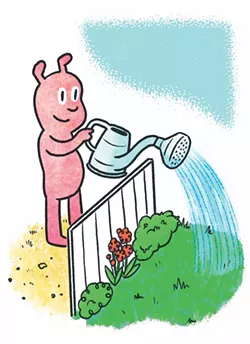"Her perspective is that the grass is greener where you water it." - JOE NEWTON