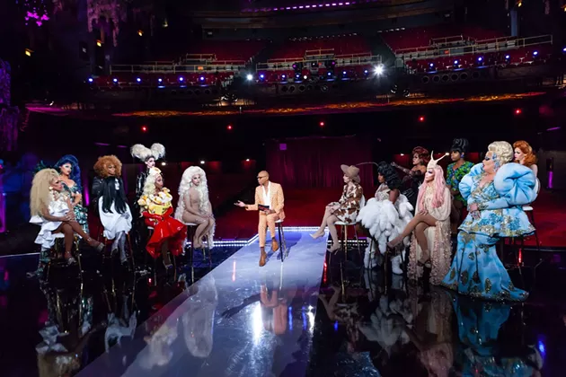 Watching RuPaul's Drag Race on the big screen together was the sort of familial vibe on offer at Menz. - FACEBOOK SCREENSHOT