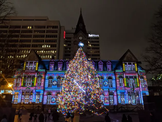 Council is still meeting virtually, but you can enjoy an outdoor holiday light show every day until 2021 at City Hall.