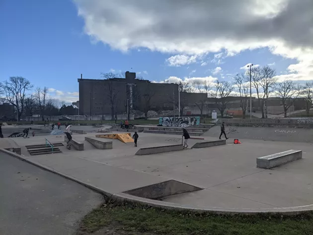 As recreation facilities closed across Halifax because of Covid, the Halifax Common skatepark saw a steady stream of skaters, rollerbladers and bikers. Even on a cold day in December, the skate park is getting used. - THE COAST