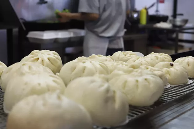 Chenpapa's steam buns sell out almost every Saturday. - VICTORIA WALTON