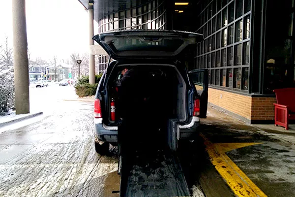 A taxi driver prepares his accessible taxi to pick up a customer at the QEII in 2015. At that time, there were 47 accessible taxis in Halifax. Today that number has shrunk to 11. - CAORA MCKENNA