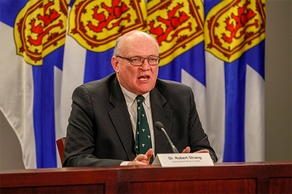 “I do know that all the necessary steps that we can take to minimize the spread and have an outbreak under control are taking place at Northwood,” chief medical officer of health Robert Strang said on April 13. - NOVASCOTIA.CA