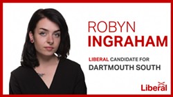 Robyn Ingraham announced her candidacy last Friday, but withdrew it the next day. - NOVA SCOTIA LIBERAL PARTY