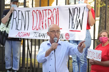 NDP leader Gary Burrill said a permanent rent control law shouldn’t be "approached from the point of view of investments or the point of view of markets.“ - THE COAST