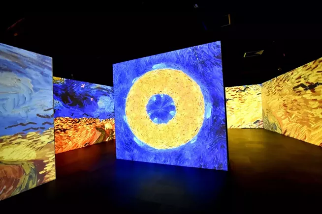 A press shot of Van Gogh 360, one of two projection-based installations celebrating the artist this spring in Halifax.