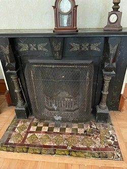 1245 Edward shows its Victorian character with this fireplace… - PEGGY WALT