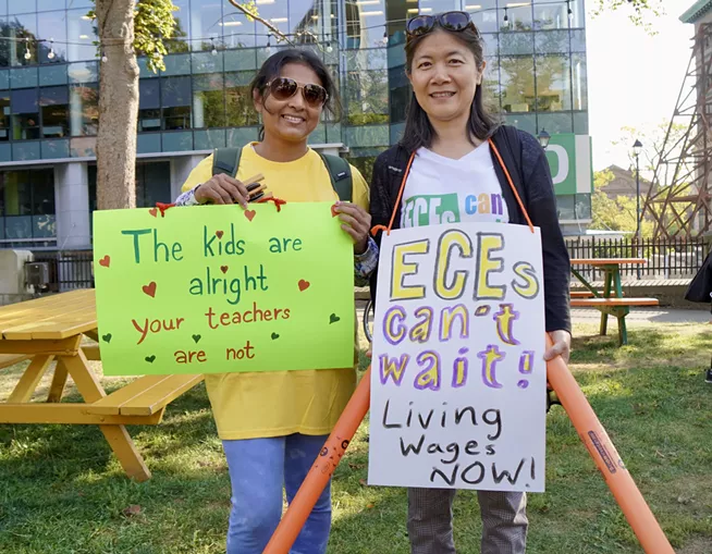 Why early childhood educators walked out