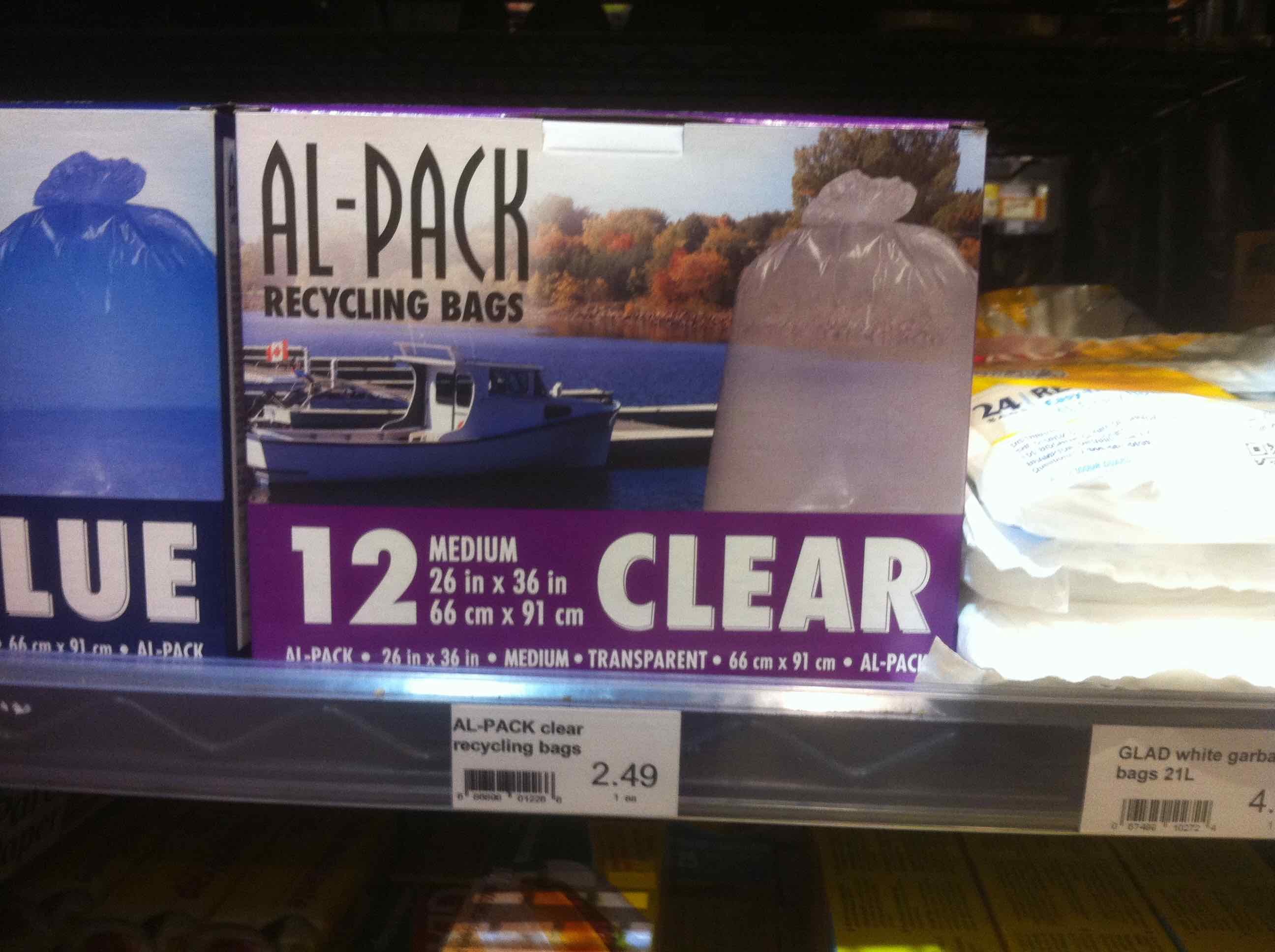 Price check: Who’s selling the cheapest clear garbage bags?