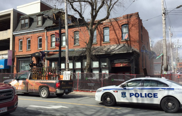 Demolition begins on Doyle Street block
