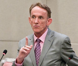Reg Rankin says he hasn't made up his mind yet if he'll run again this fall. - THE COAST