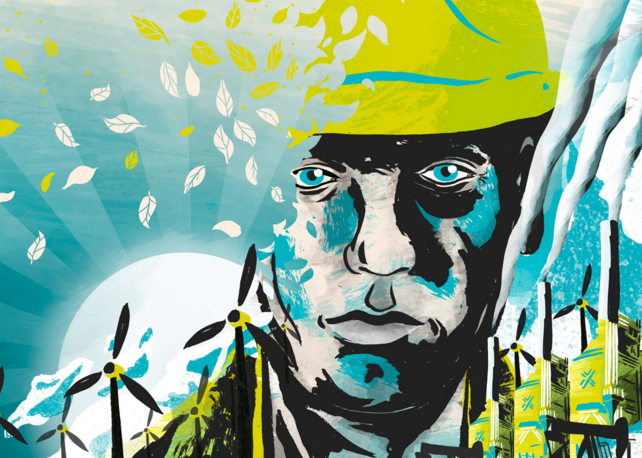 A screenshot of artwork from the Iron & Earth website. - VIA IRON AND EARTH.