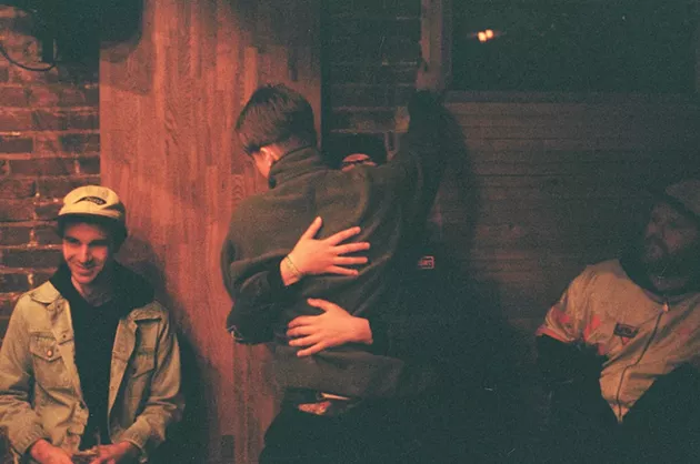 No Problem shares a hug - KATE GIFFIN