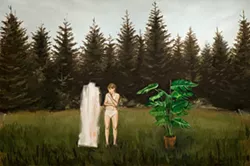 Oil on canvas painting created in 2013, measuring 122 by 183cm. - COURTESY OF THE ARTIST