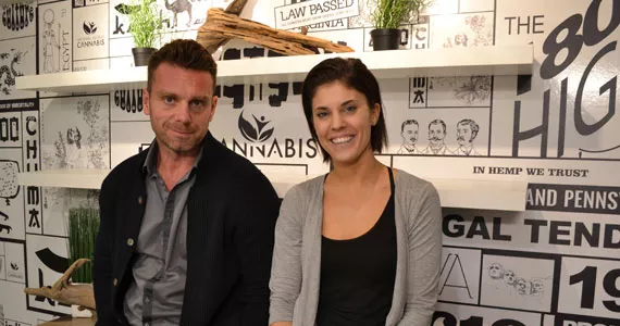 Kenny Lord and Diandra Phipps want to give people with pain or illness another option. - REBECCA DINGWELL