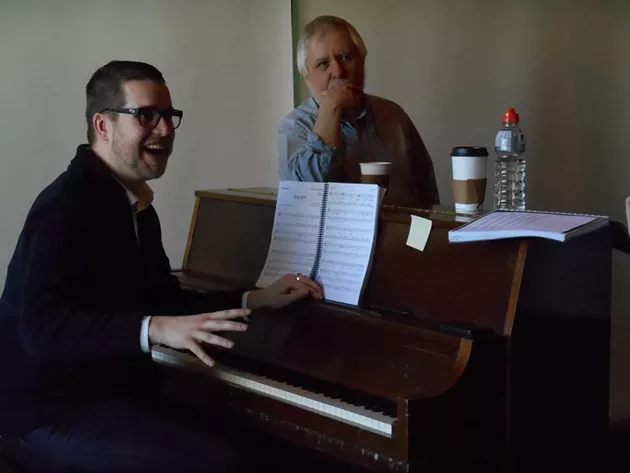 Matthew Amyotte with David Overton, working his magic at Neptune Theatre. - VIA FACEBOOK