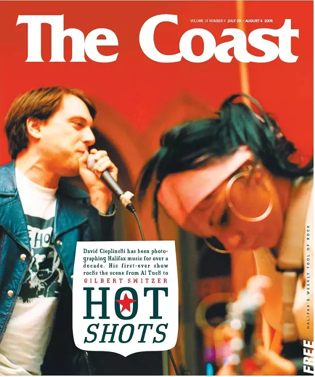 Richter graces the cover of The Coast in 2005. - DAVID CIEPLINSKI