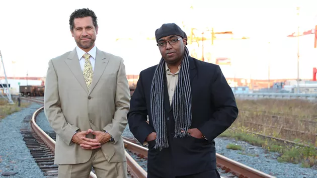 Fateh Ahmed (right) and co-producer John Saunders (left). - JOHN SAUNDERS