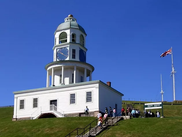 The clock's unlocked this weekend. - IMAGE VIA DOORS OPEN HALIFAX.