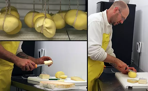 “I just try to make a living,” says Comencini, who’s been making cheese for 30 years.