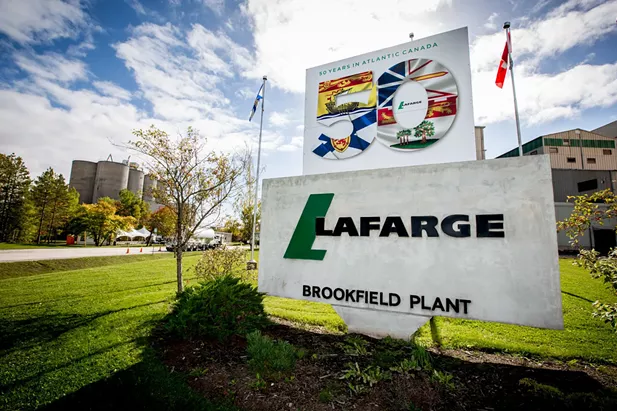 Lafarge’s Brookfield cement plant will soon be using scrap tires to fuel its kiln. - SUBMITTED