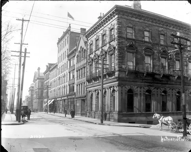 The Victoria School of Art and Design opened at its first location in the Union Bank Building, at the corner of Hollis and Prince Streets. Anna Leonowen’s son-in-law Thomas Fyshe was the general manager there. - COURTESY NSCAD UNIVERSITY