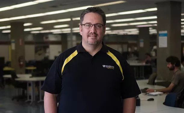 Brad Wuetherick administers evaluations at Dal’s Centre for Learning. - IAN SELIG