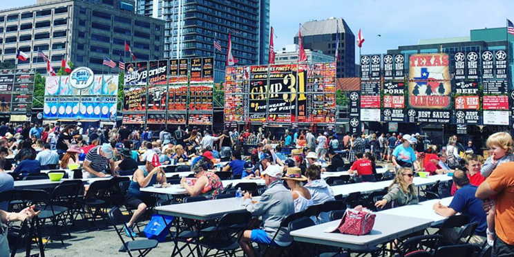 2019 Ribfest at the Halifax Harbour Waterfront.