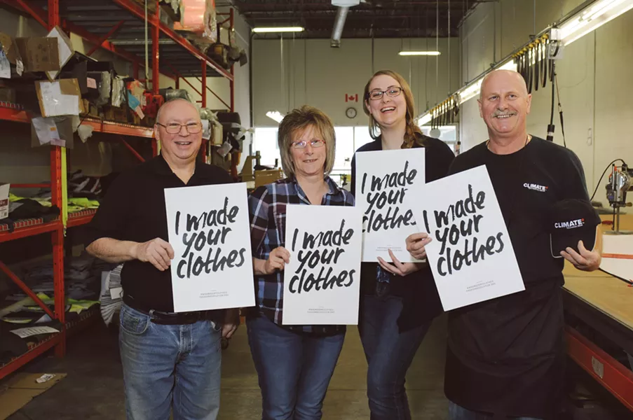 Some of the fine folks behind Faire Child's Burnside manufacturer, Climate Technical Gear - SUBMITTED