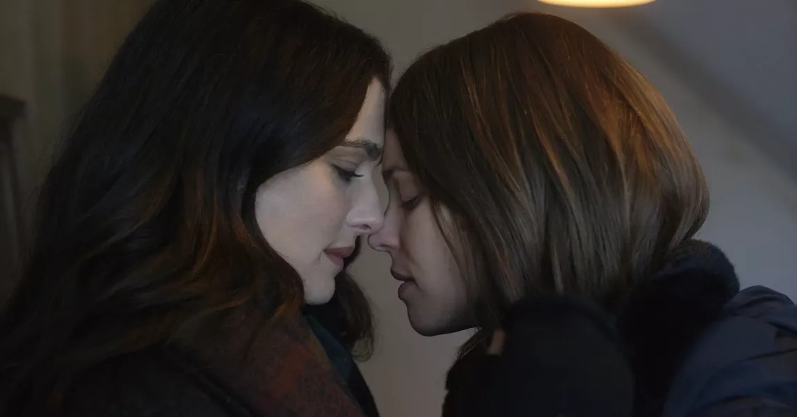 The Rachels share an intense moment. - AGATHA A. NITECKA, COURTESY MONGREL MEDIA
